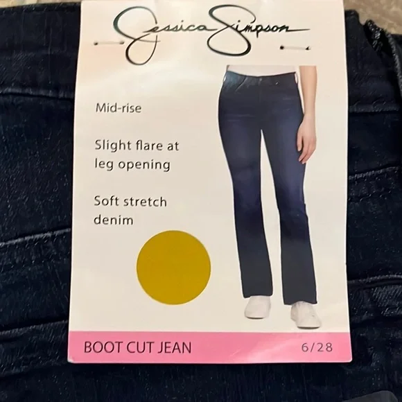 Jessica Simpson Blue Bootcut Jeans 28 Women’s Pants Size 6 - Picture 2 of 8